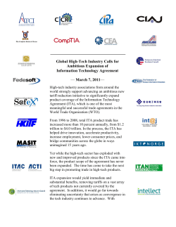 Global High-Tech Industry Welcomes WTO Consultations Over EU