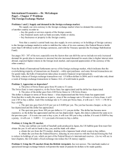 International Economics -- Dr. McGahagan Pugel -