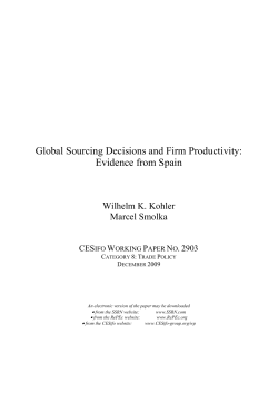 CESifo Working Paper no. 2903