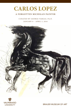 Carlos Lopez: A Forgotten Michigan Painter