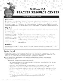 Lesson Plan &ndash; Second Grade Introduction
