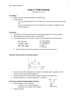 Long vs. Triple Jumping