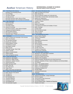 Acellus American History - International Academy of Science