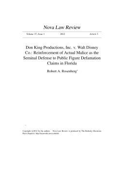 Don King Productions, Inc. v. Walt Disney Co