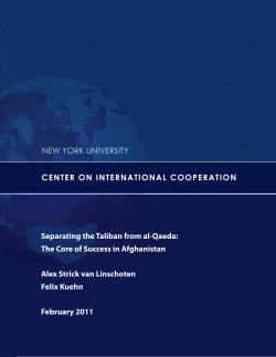 Separating the Taliban from al-Qaeda
