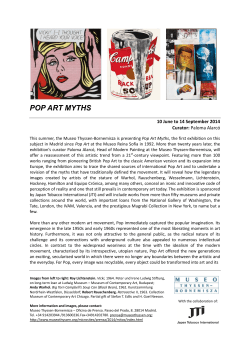 pop art myths - Museo Thyssen
