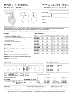 IMPULSE &ndash; model: LED820