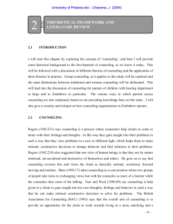 theoretical framework and literature review