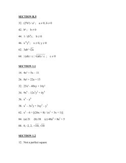 Answers To Even Problems