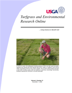 Buffalograss - USGA: Turfgrass and Environmental Research Online