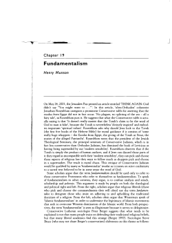 Fundamentalism
