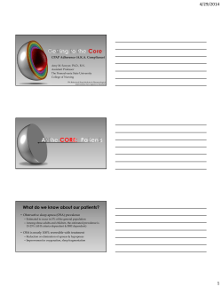 HANDOUTS for SAWYER AM IPA Talk CPAP