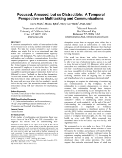 Focused, Aroused, but so Distractible: A Temporal Perspective
