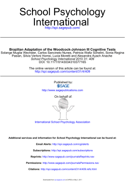 International School Psychology