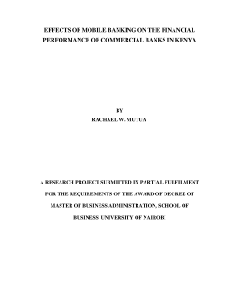 effects of mobile banking on the financial