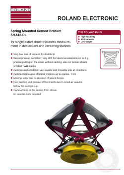 Spring Mounted Sensor Bracket SHX42-DL for single