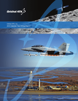 Calendar Year 2015 Annual Report