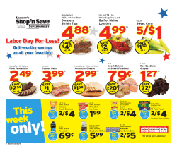 This week - Landrys Shop n Save