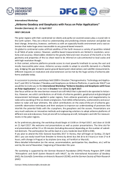 Airborne Geodesy and Geophysics with Focus on