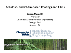 Cellulose- and Chitin- Based Coatings and Films