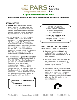 City of North Richland Hills FICA
