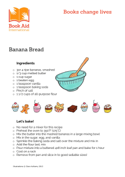 favourite recipes - Book Aid International
