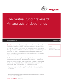 The mutual fund graveyard: An analysis of dead funds