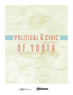 Political and civic involvement of Youth
