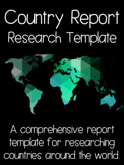 Country Research Report Template