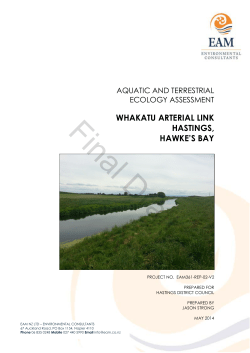 Aquatic and Terrestrial Ecology Assessment