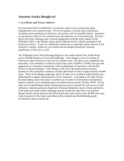 Ancestor tracks though art