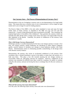 Our Currency Story - Part 3
