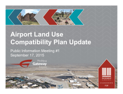 Airport Land Use Compatibility Plan Update