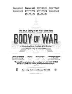 Press Kit - Body of War