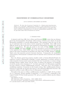 Smoothness of subRiemannian isometries