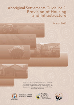Aboriginal Settlements Guideline 2