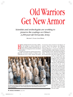 Old Warriors Get New Armor, April 2004