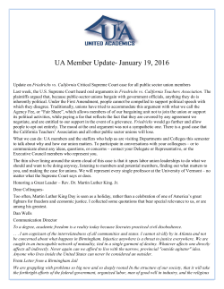 January 19, 2016 - United Academics