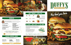 dessert menu available