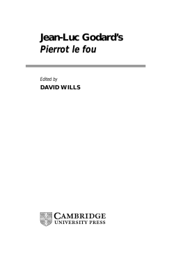 Jean-Luc Godard`s Pierrot le fou - Assets