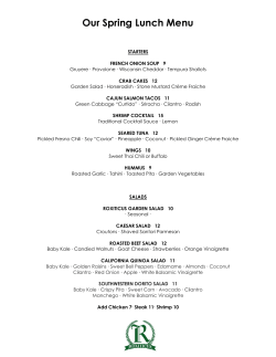 springlunchmenu - Roxiticus Golf Club