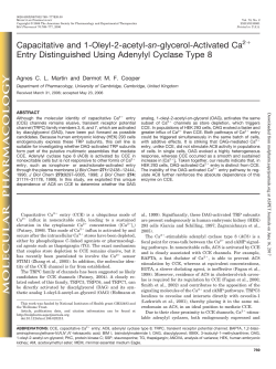 Capacitative and 1-Oleyl-2-acetyl-sn-glycerol