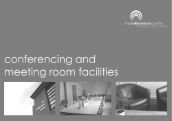 conferencing and meeting room facilities