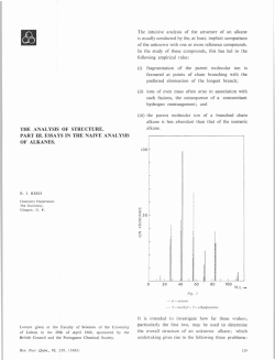 THE ANALYSIS OF STRUCTURE. PART III. ESSAYS IN THE NAIVE