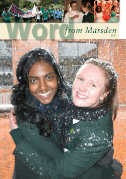 from Marsden - Samuel Marsden Collegiate School