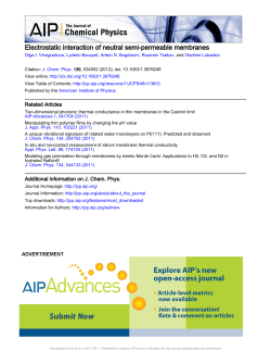 Electrostatic interaction of neutral semi-permeable - ENS-phys