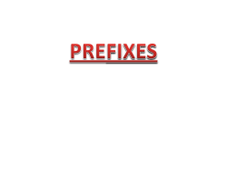 PREFIXES - xenia.k12.oh.us