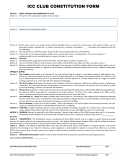 icc club constitution form