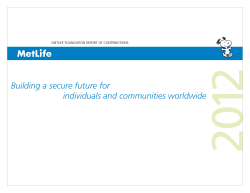 MetLife Foundation Report 2012