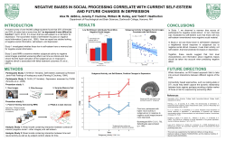 Negative biases in social processing correlate with current self